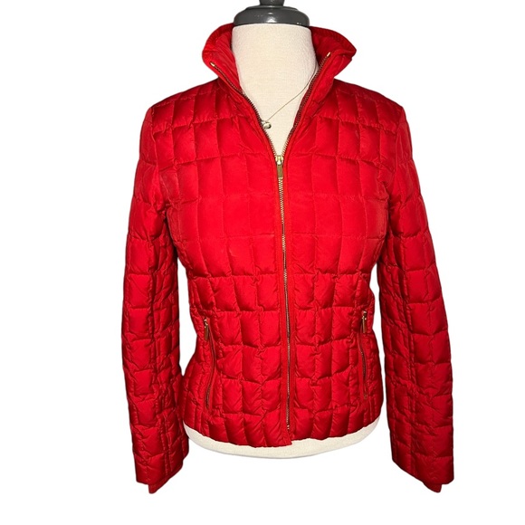 | J. Crew | Red Snowcap Quilted Puffer Jacket XS - Picture 3 of 6